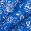 ткань на отрез бязь плательная цветы синий